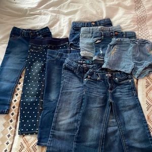4T Jeans and Jean Shorts Lot